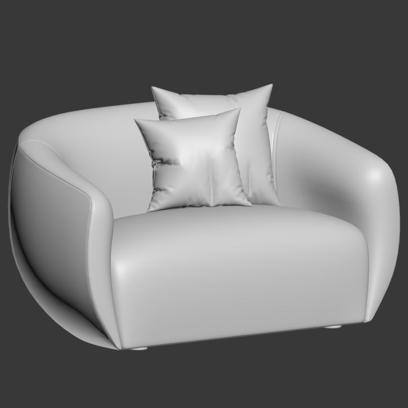 Lobby Sofa Wendelbo 3D model_1