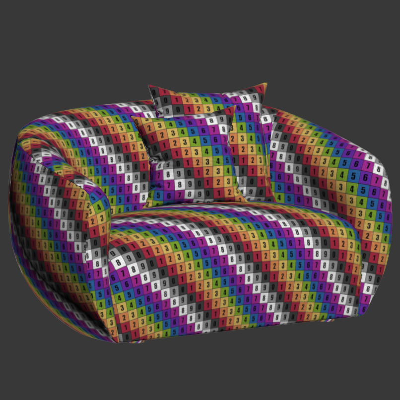 Lobby Sofa Wendelbo 3D model_3