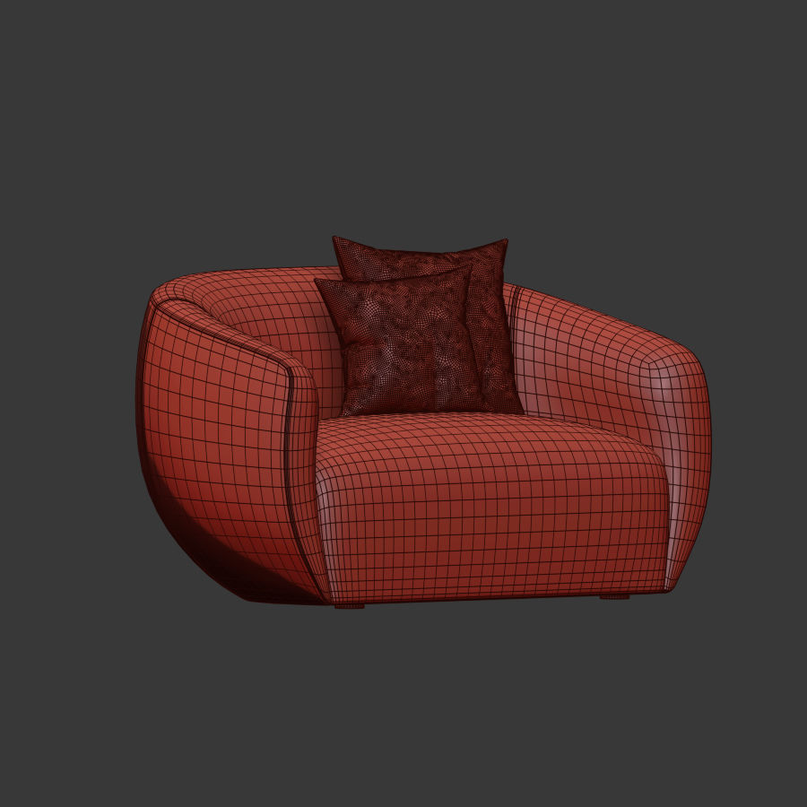 Lobby Sofa Wendelbo 3D model_4