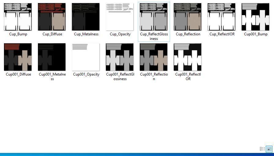 Black cardboard gift box with red bow 3D model_7