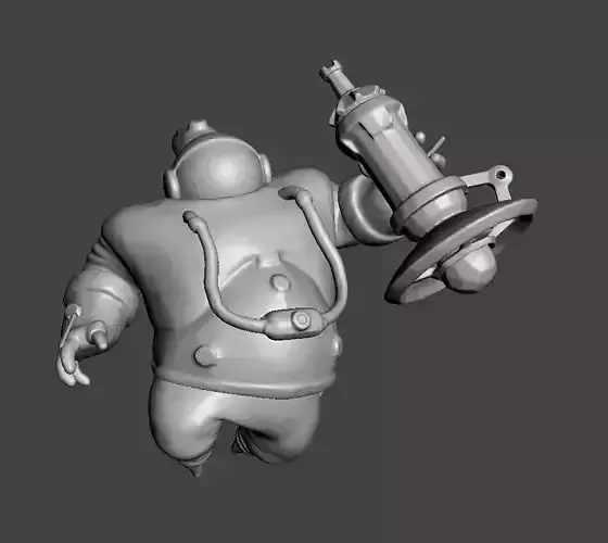 ASTRONAUT BARD 3D MODEL