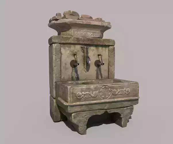 Ancient Stone Fountain