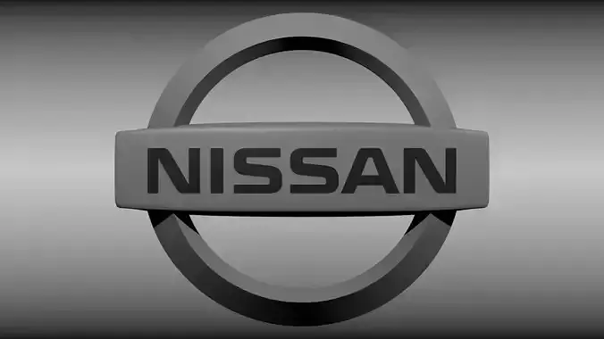 Nissan logo 3D model