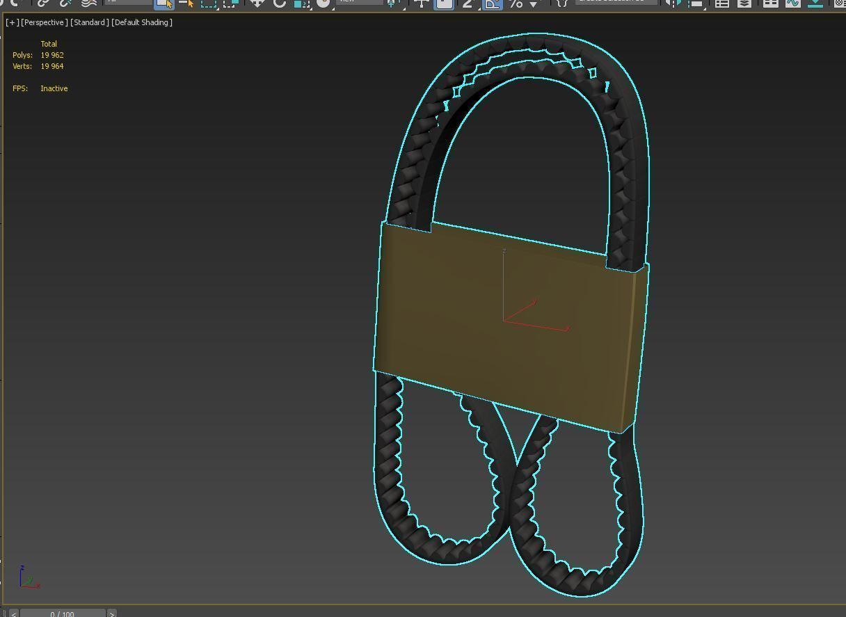 Car parts in a set Low-poly 3D model_2