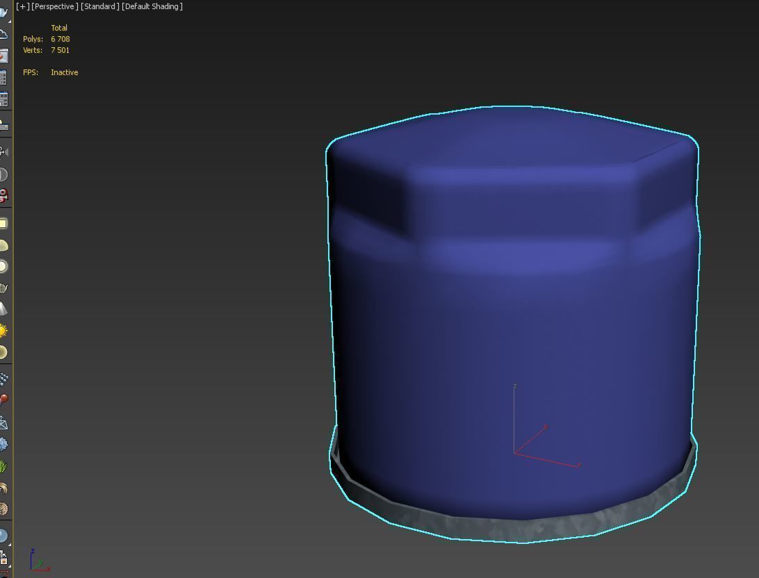 Car parts in a set Low-poly 3D model_4