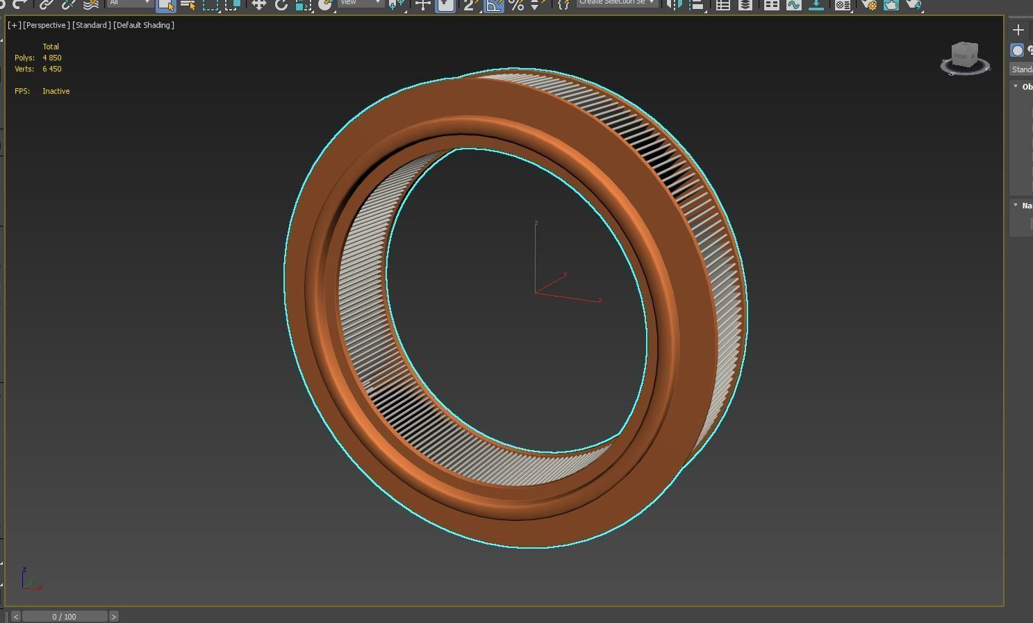 Car parts in a set Low-poly 3D model_15