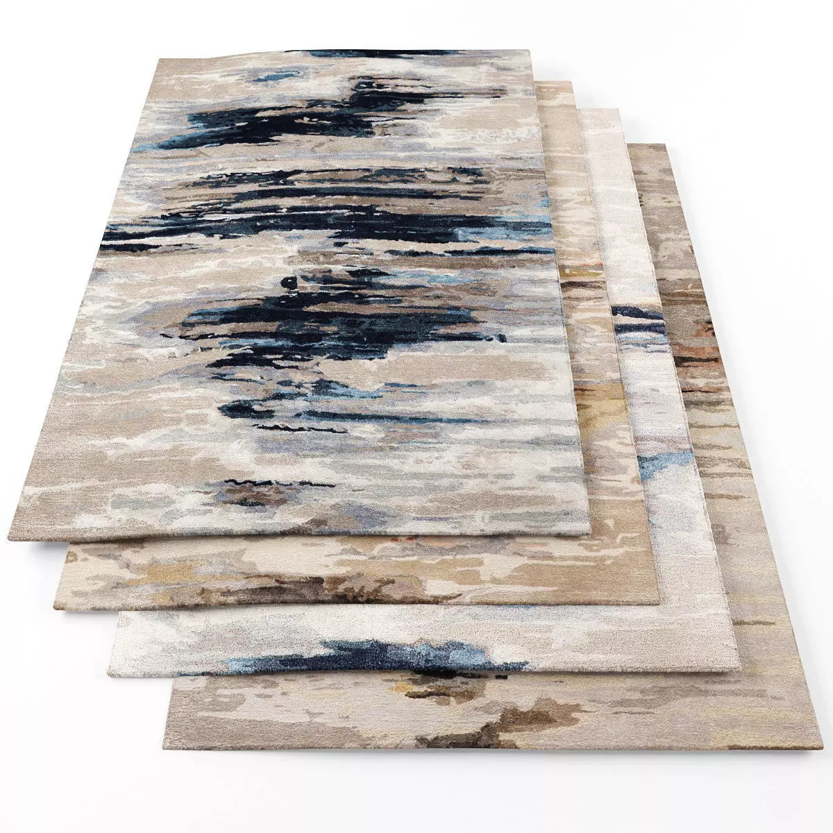 Rugs-1036 modern rugs for living room Low-poly 3D model_0