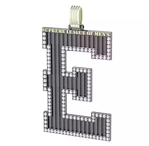 Pedant Letter E SUPREME LEAGUE OF MAN S 