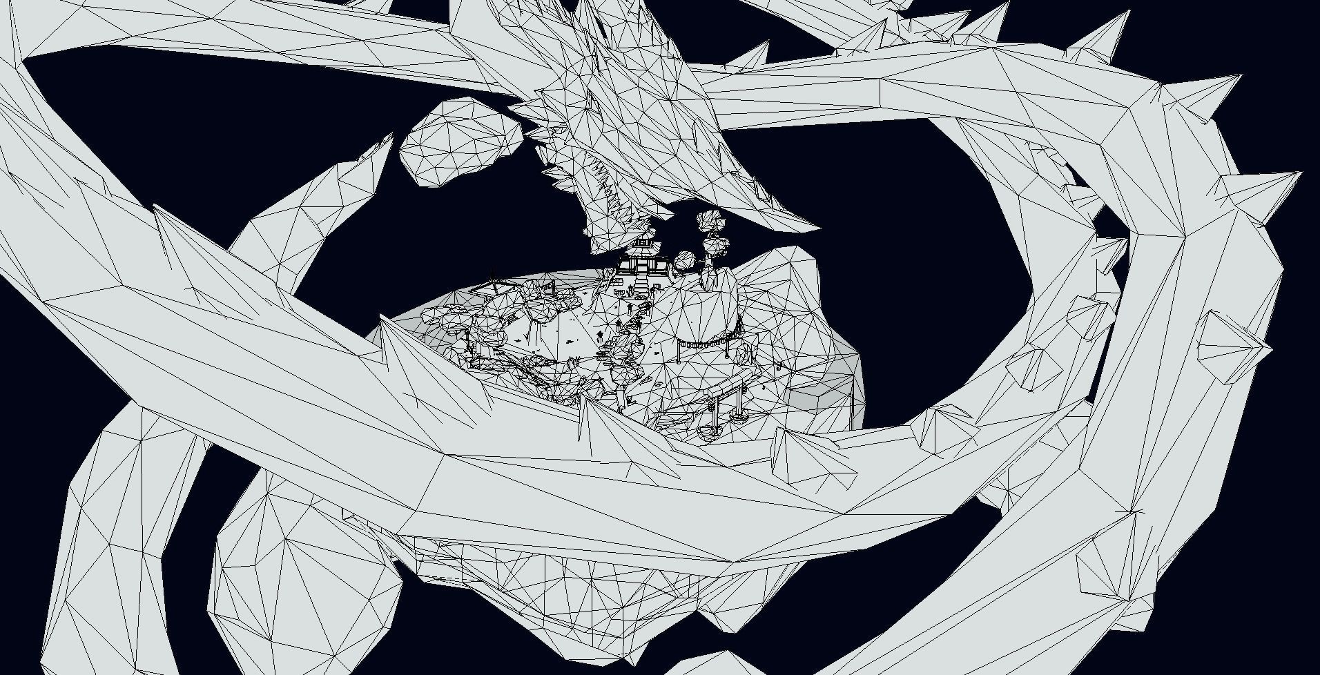 Fantasy Island Free low-poly 3D model_2