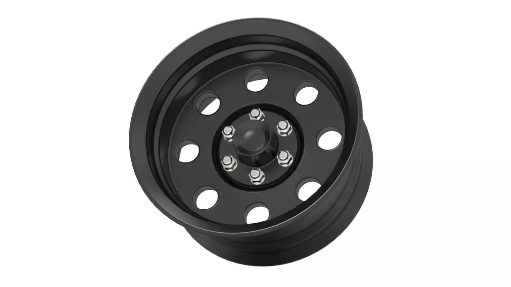 American Racing Baja Wheel Satin Black Jeep 3D print model