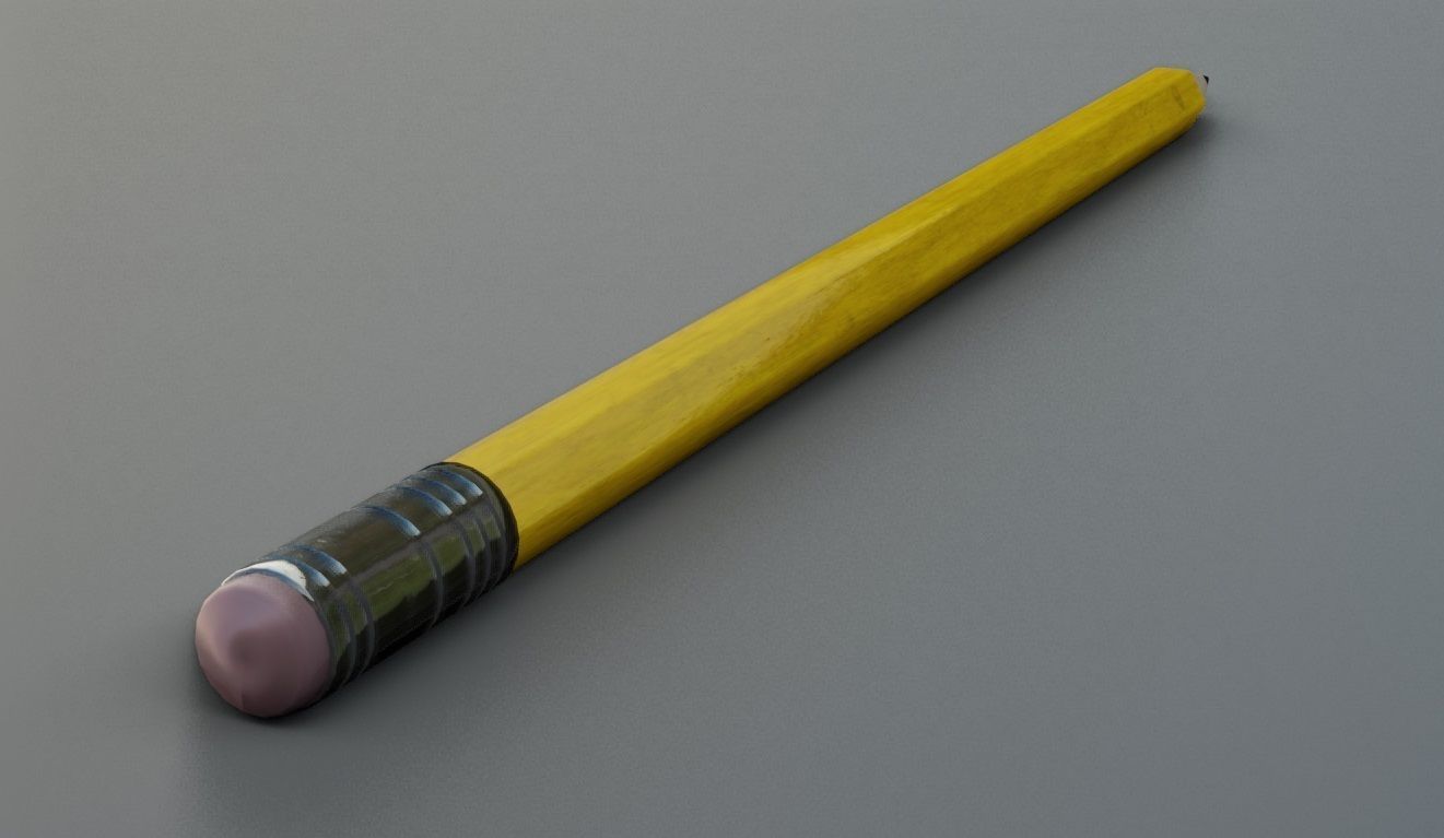 Pencil 3D Model 3D model_14