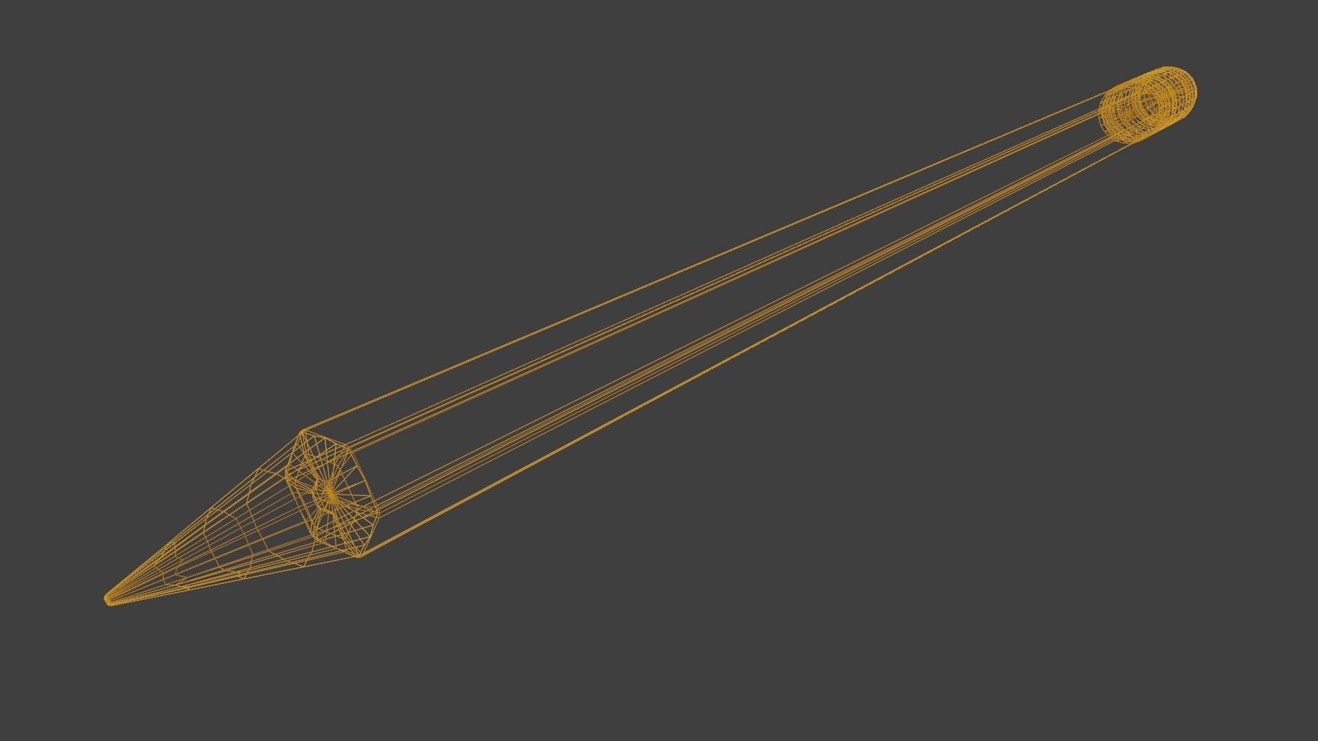 Pencil 3D Model 3D model_12