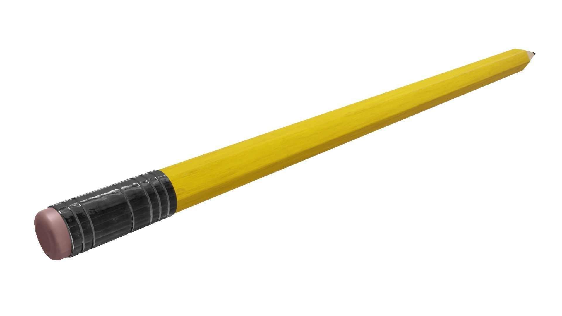 Pencil 3D Model 3D model_2