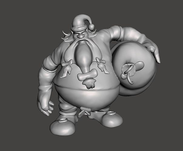 Santa Gragas 3D Model Free 3D print model