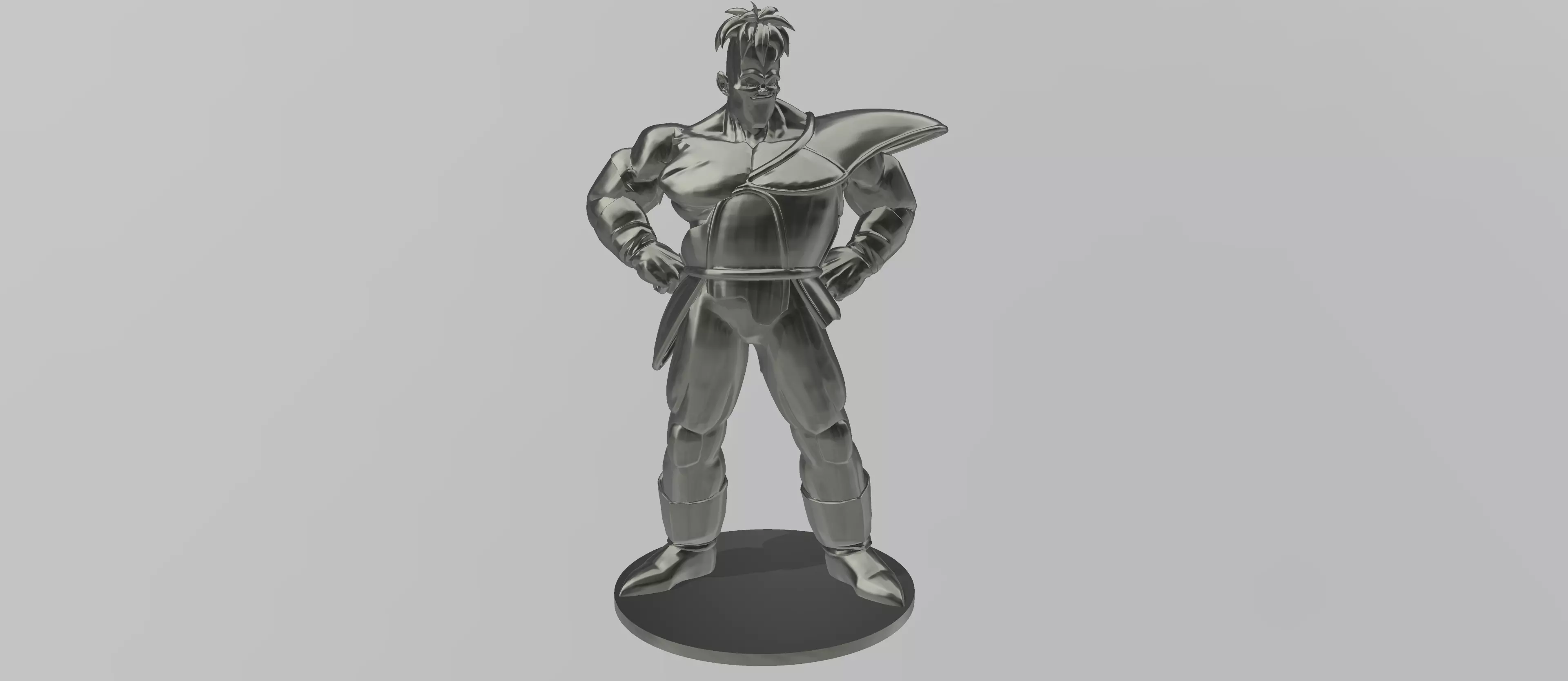 Recoome silver statue 3D print model