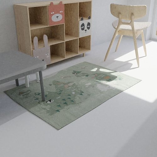 rug for childrens room  3D model