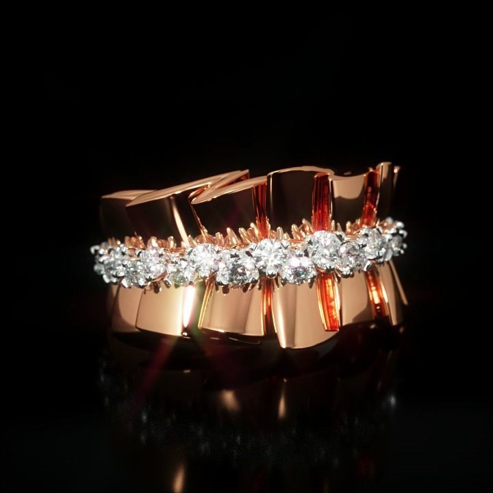 ARCHI DIOR ring  3D print model 3D print model_2