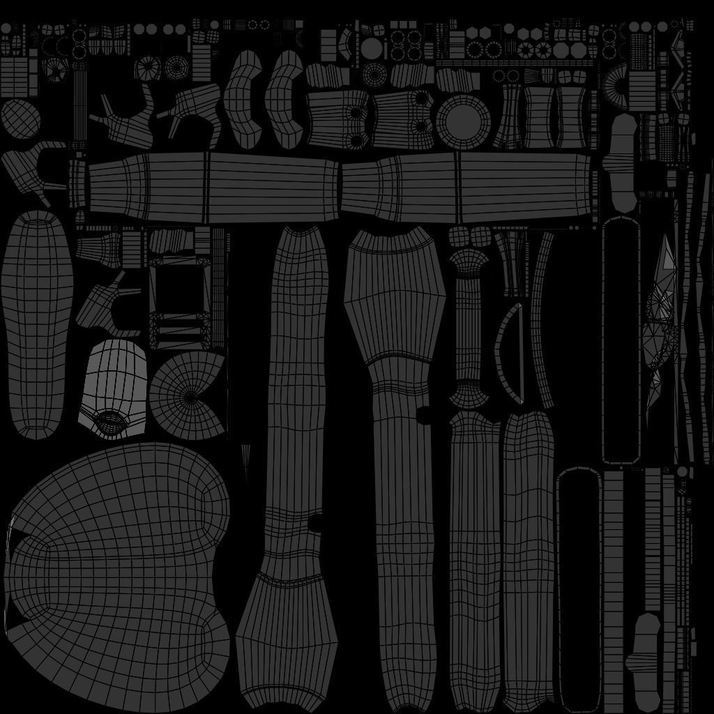 Daryls Walking Dead Bike Low-poly 3D model_5