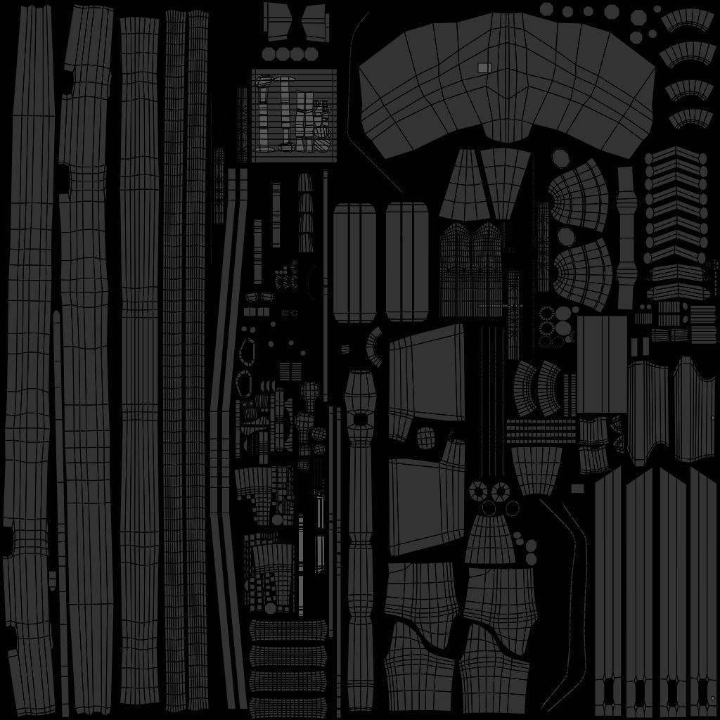 Daryls Walking Dead Bike Low-poly 3D model_7