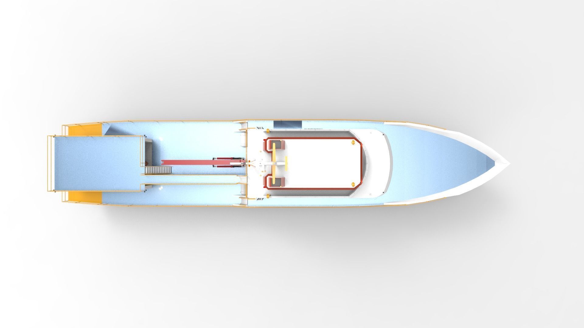SAR Rescue boat 3D model_3