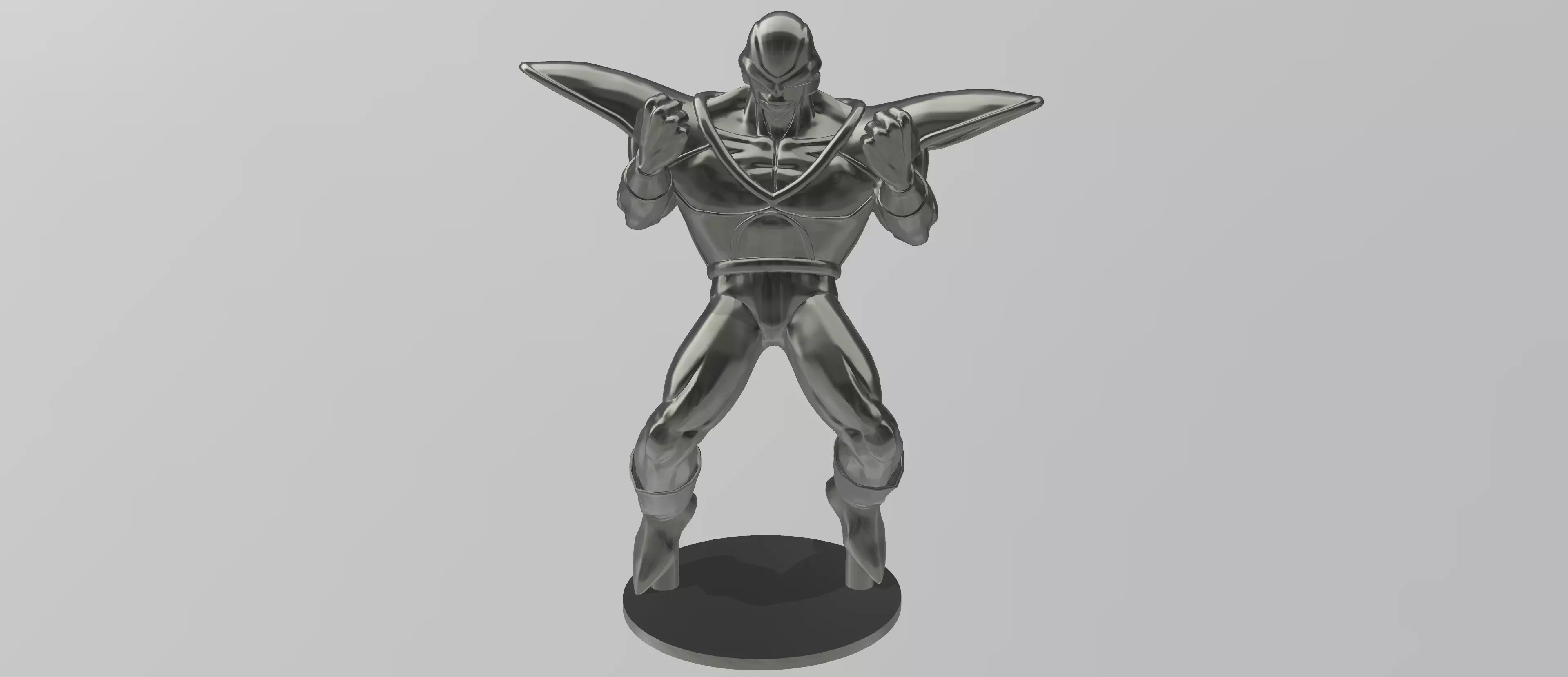Burter superhero statue 3D print model_0