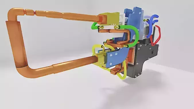 Welding gun 3D model