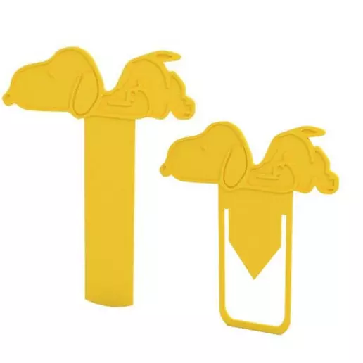 Paper clip and bookmark 3D print model_0