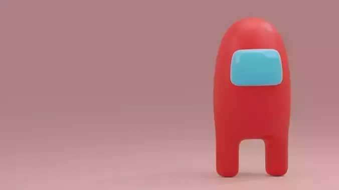 Among us Character Rigged 3D model