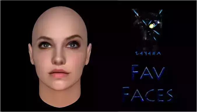BarbaraP FavFaces 3D model