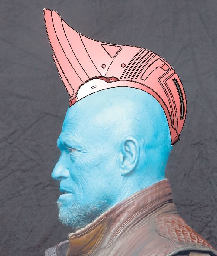 Prototype Fin of Yondu Udonta from Guardians of the Galaxy 2 3D print model_23