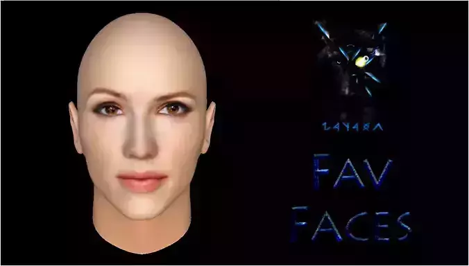 JenniferG FavFaces 3D model