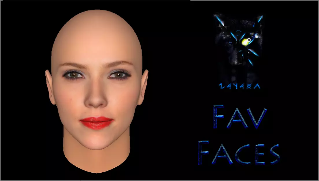 ScarlettJ FavFaces 3D model 3D model_0