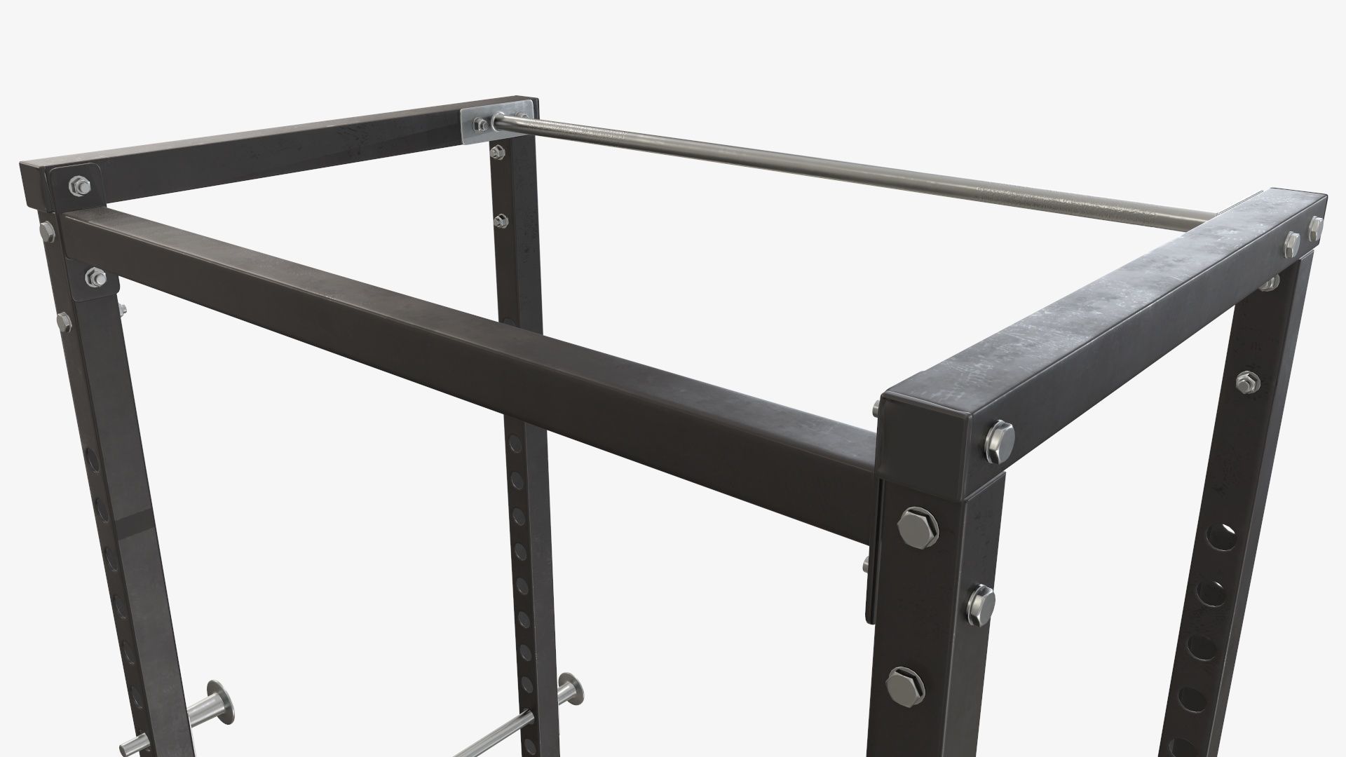 Exercise adjustable bench cage 3D model_6