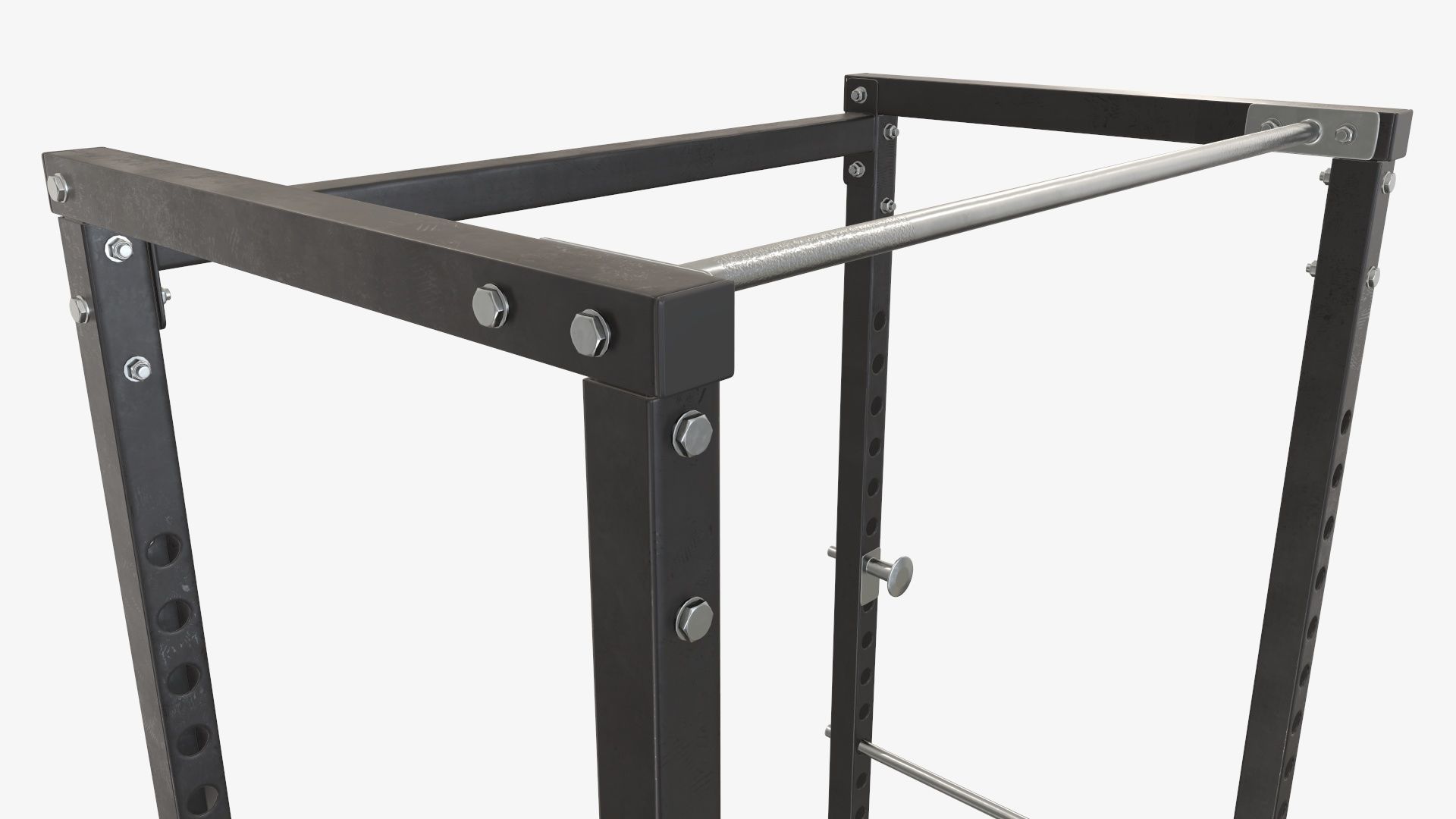 Exercise adjustable bench cage 3D model_5