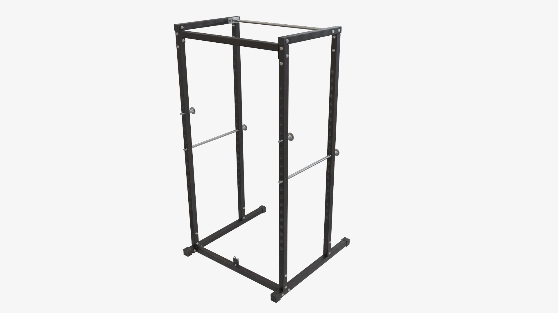 Exercise adjustable bench cage 3D model_1