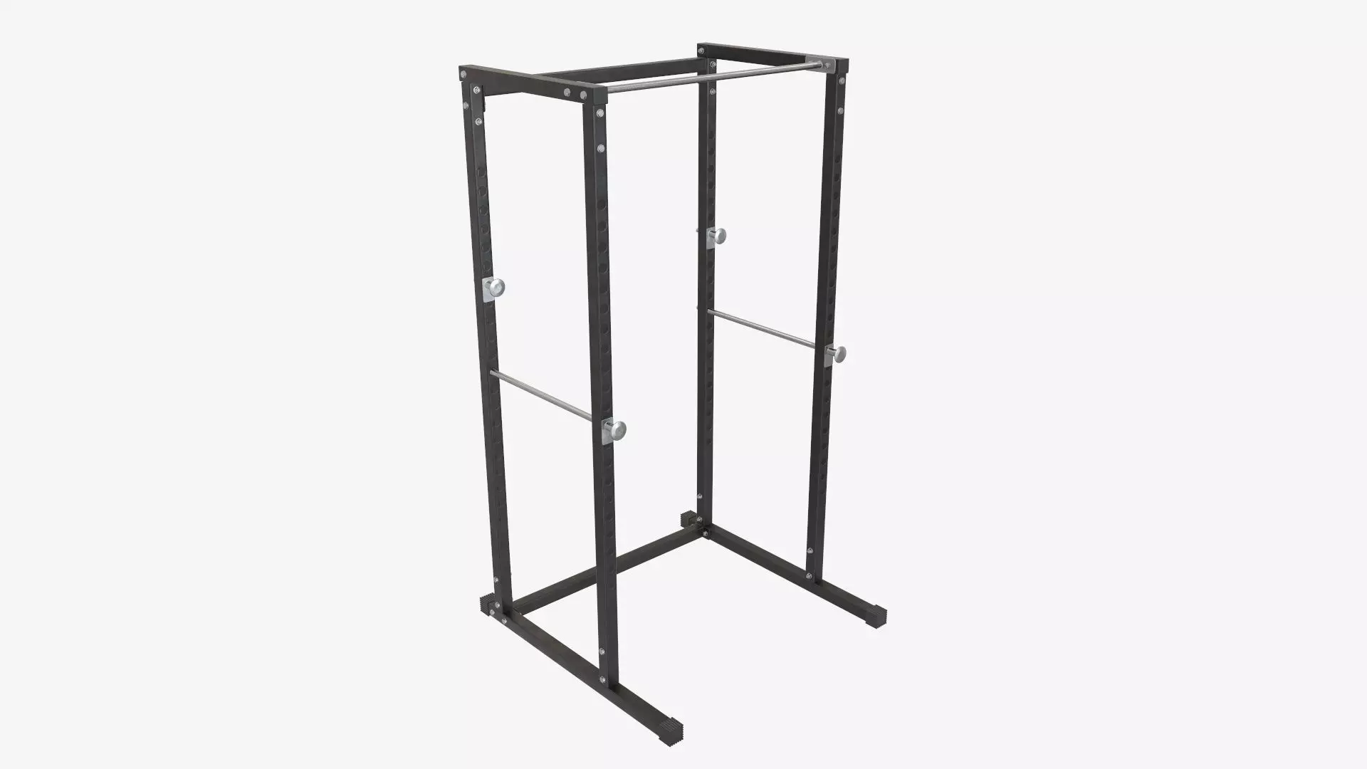 Exercise adjustable bench cage 3D model_0