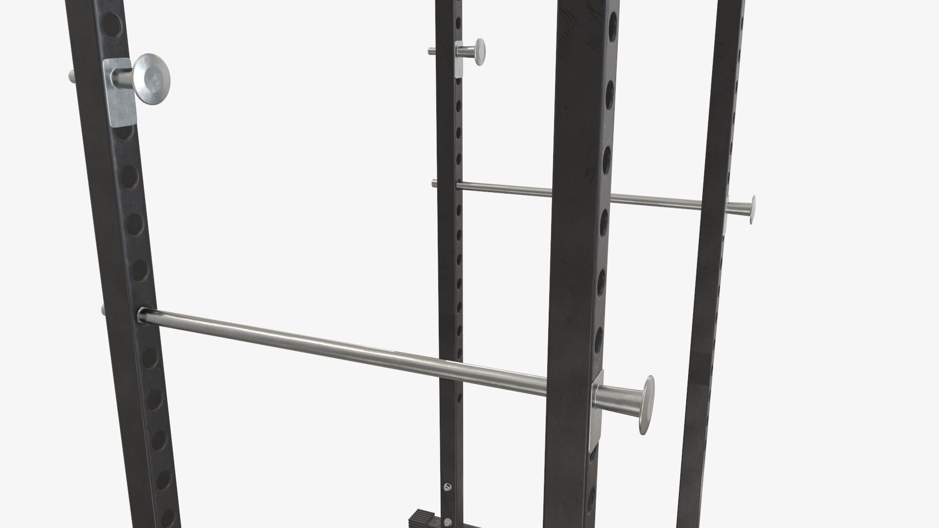 Exercise adjustable bench cage 3D model_4