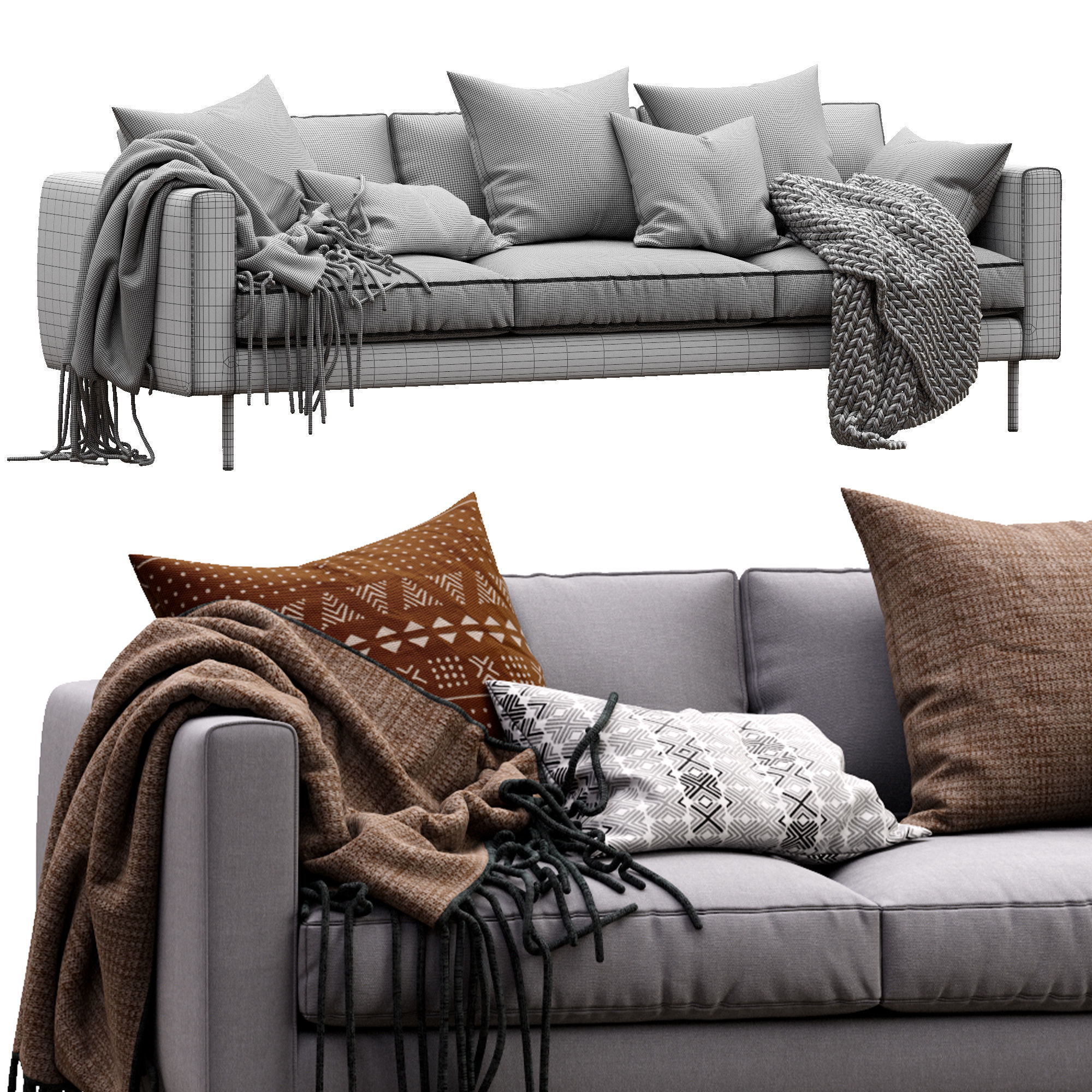 Boutique Sofa By Moooi 3D model_4