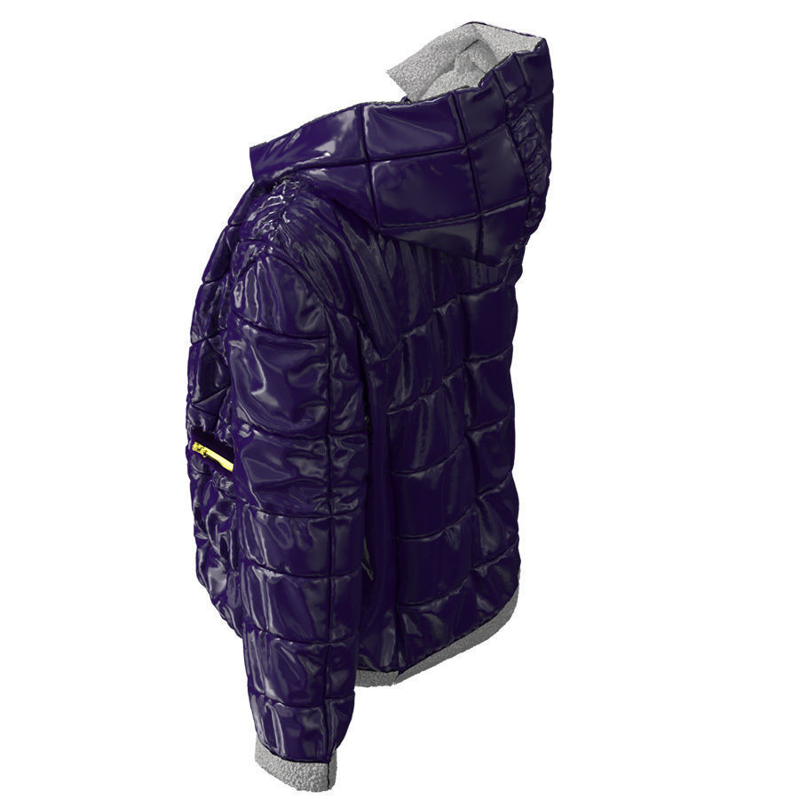 THREE PUFFER JACKETS SET 3D model_15