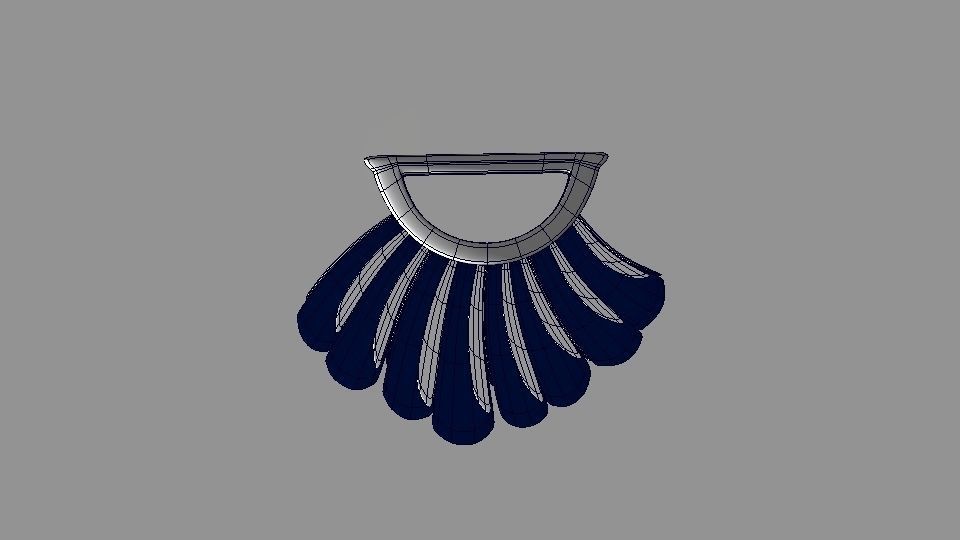 SQ Fan Low-poly 3D model_2