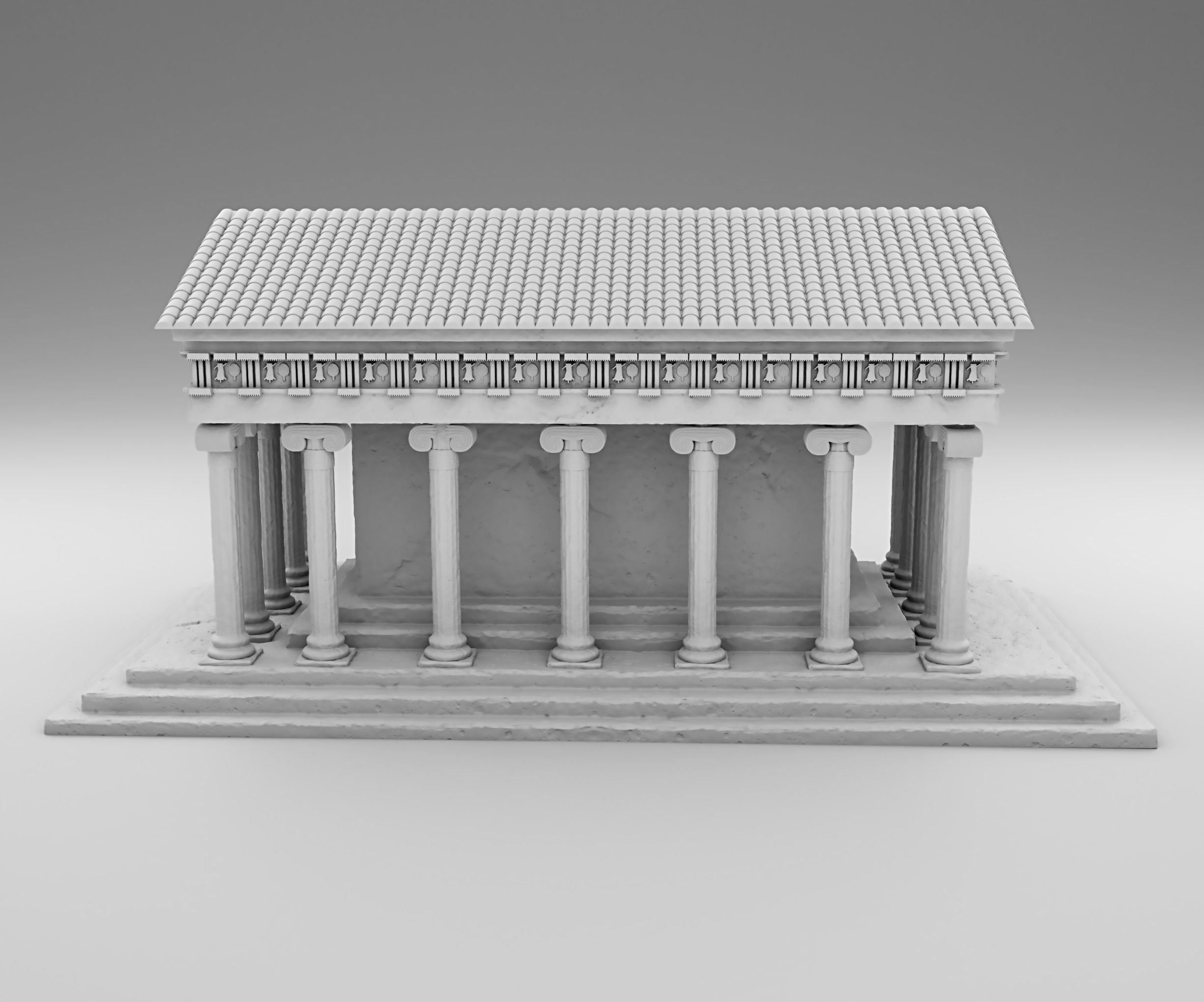 Greek Temple 3D print model_2
