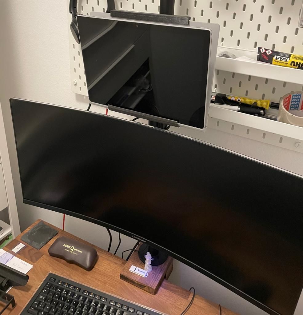 Microsoft Surface Book 3 Holder - VESA Mount 3D print model_4