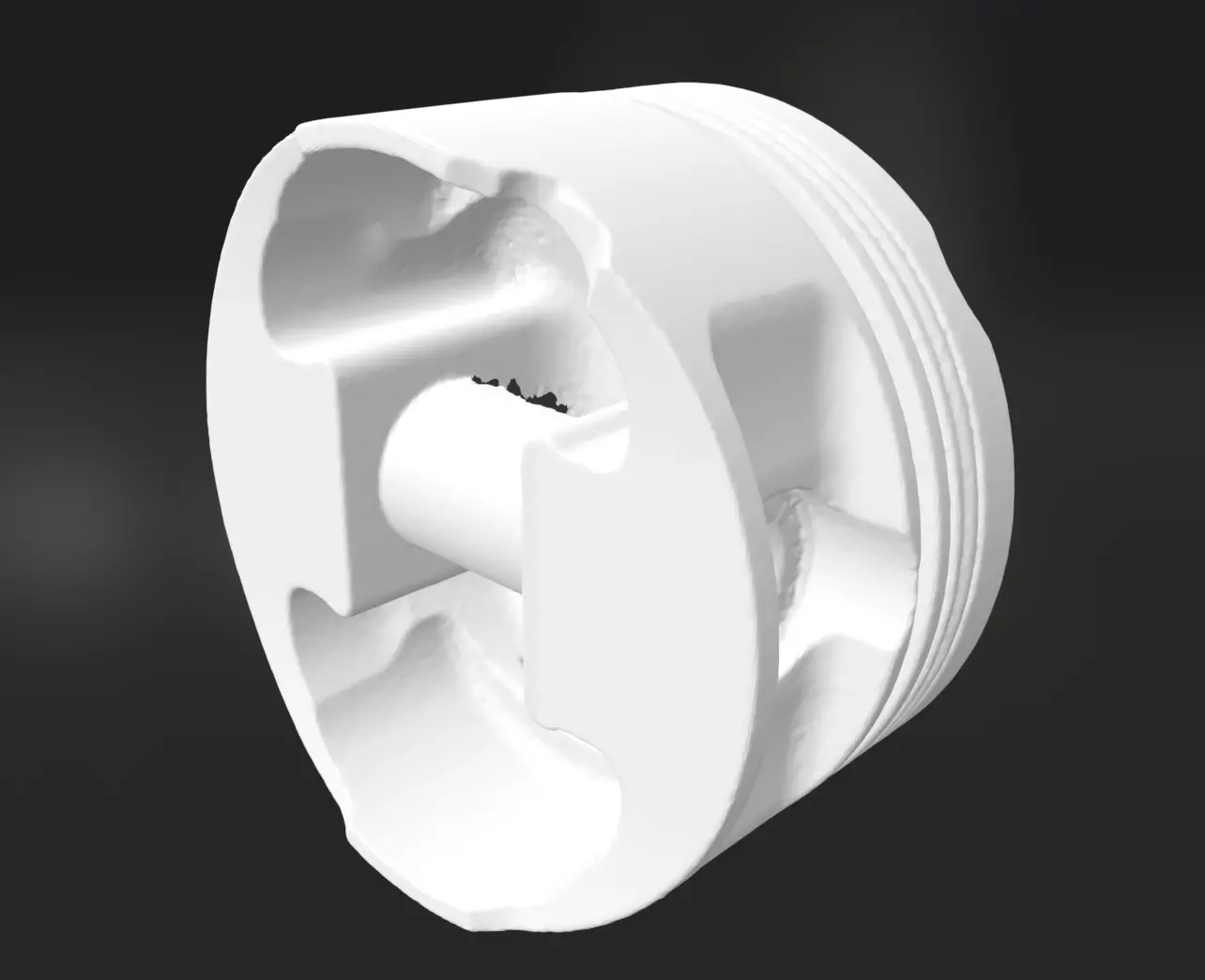 Piston 2L TFSI AUDI RS3 or VW  3D print model_0