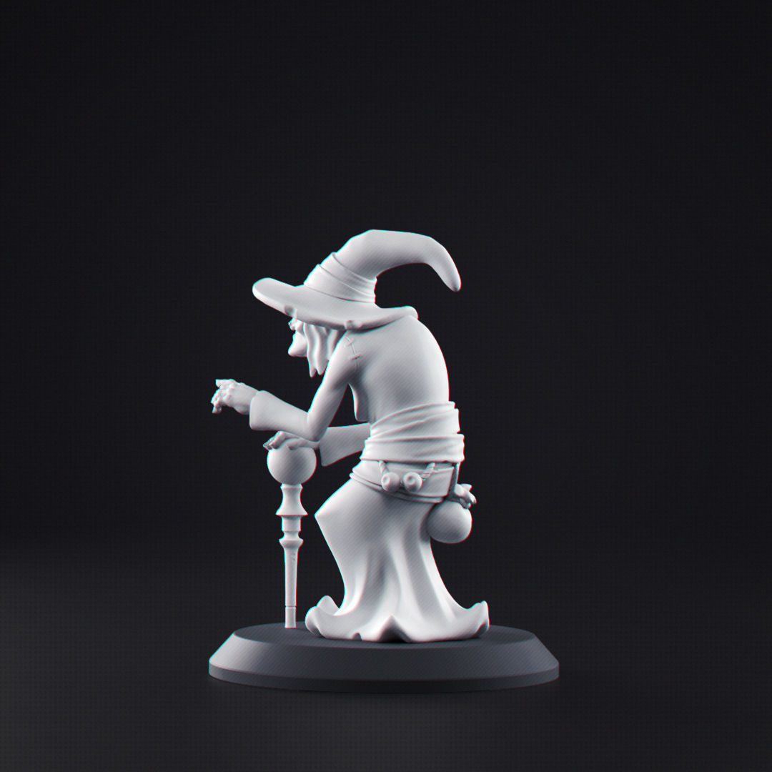 Miniature - Witch 3D print model_4