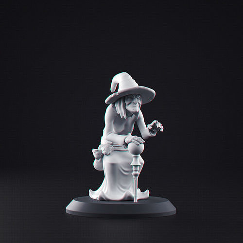 Miniature - Witch 3D print model