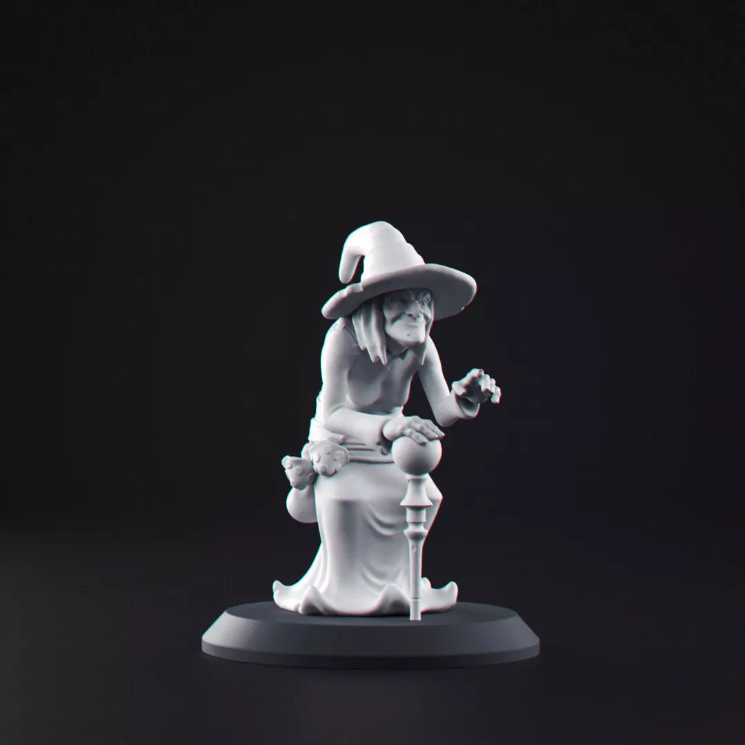 Miniature - Witch 3D print model_0