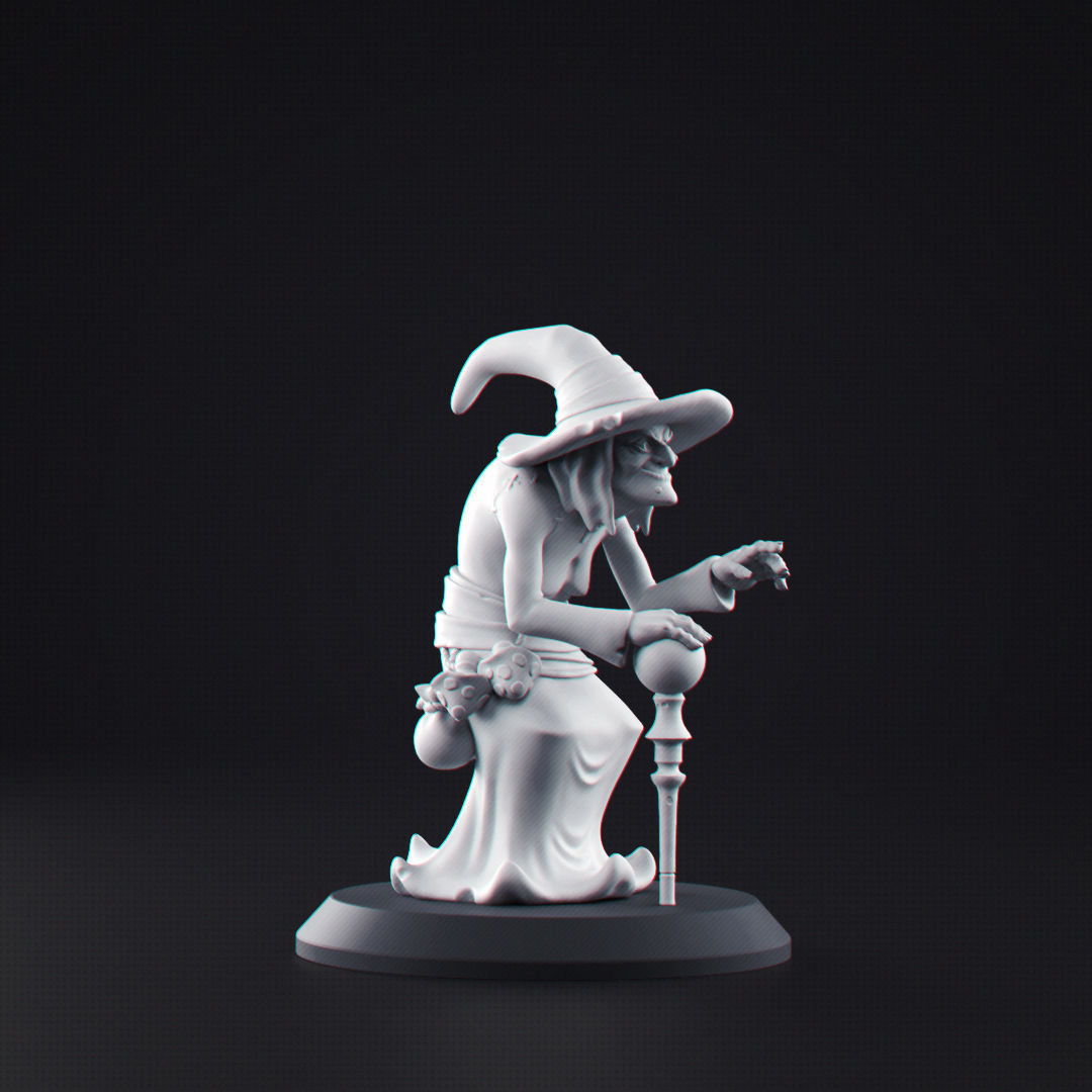 Miniature - Witch 3D print model_2