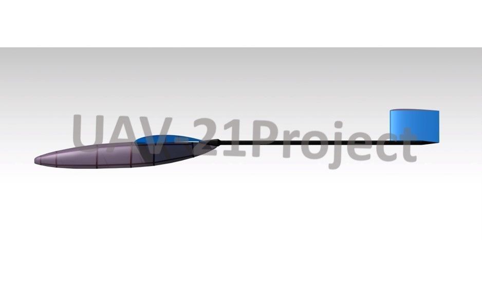 Long Endurance Electric UAV 3D model  3D print model_19