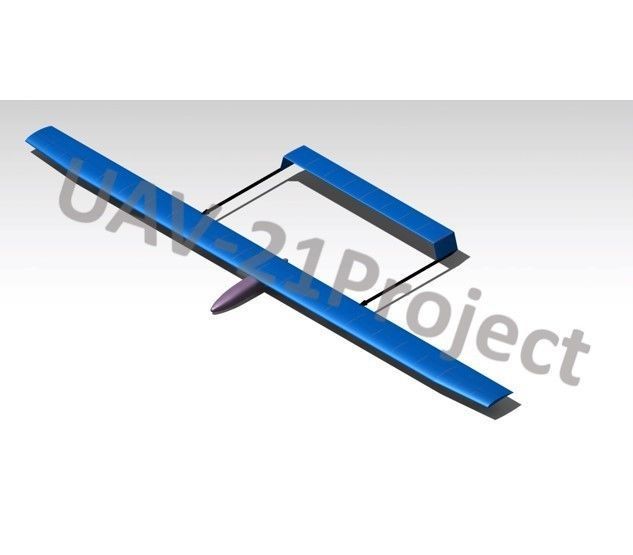 Long Endurance Electric UAV 3D model  3D print model_15