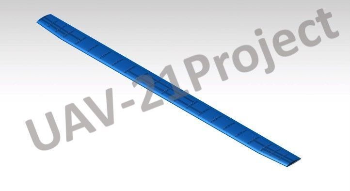 Long Endurance Electric UAV 3D model  3D print model_24